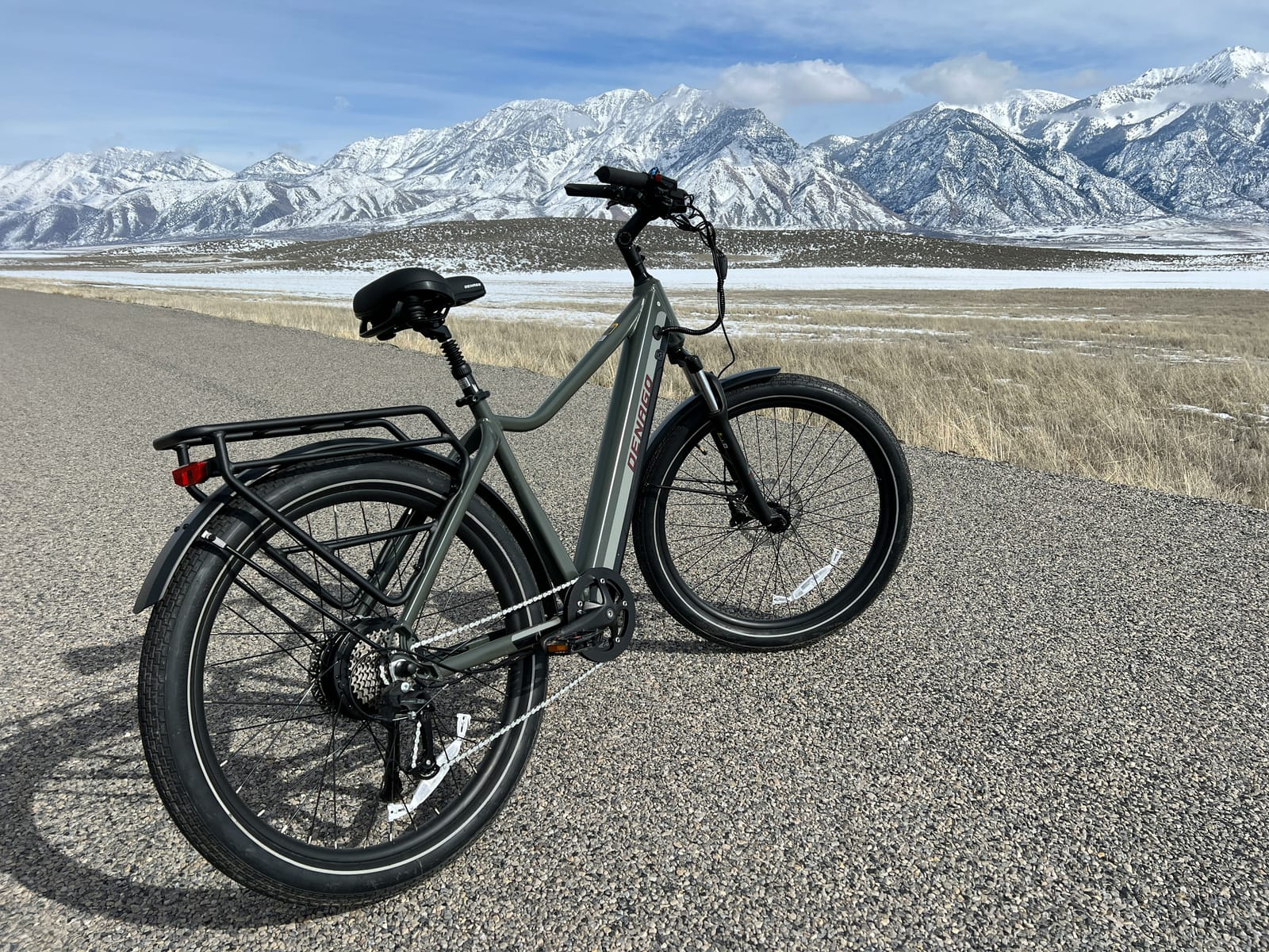 Carbon Fiber Bike Mount holding a bottle on a frame downtube