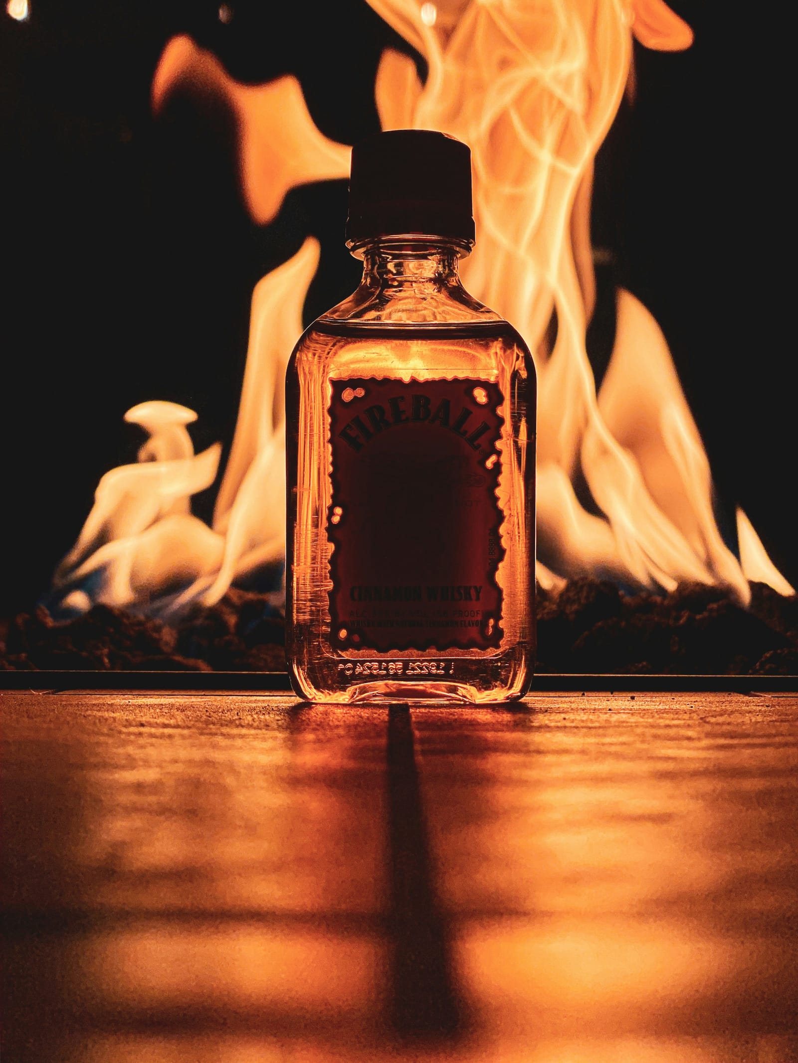 Steam rising from the Ember Flask beside a campfire